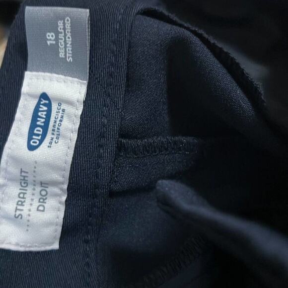 NWT OLD NAVY STRAIGHT DORIT MIDRISE STANDARD PANTS SIZE 18 - Picture 4 of 4